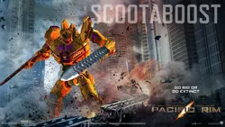 Size: 1920x1080 | Tagged: crossover, derpibooru import, jaeger, pacific rim, robot, safe, scootaloo