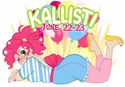 Size: 1280x898 | Tagged: artist:glasmond, balloon, derpibooru import, humanized, kallisti, nail polish, pinkie pie, safe, solo