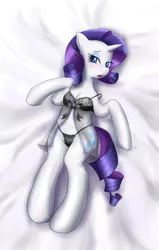 Size: 635x1000 | Tagged: anthro, arm hooves, artist:orca, babydoll, bra, breasts, chestbreasts, clothes, derpibooru import, female, lingerie, negligee, panties, pixiv, rarity, solo, solo female, suggestive, underwear, unguligrade anthro