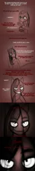 Size: 635x3076 | Tagged: semi-grimdark, artist:lil miss jay, derpibooru import, pinkie pie, rarity, anthro, unguligrade anthro, ask lil miss rarity, lil-miss rarity, comic, harsh truth, pinkamena diane pie, scar, teacup, tumblr