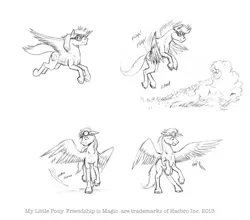 Size: 1180x1040 | Tagged: safe, artist:baron engel, derpibooru import, oc, oc:sky brush, unofficial characters only, pegasus, pony, grayscale, molting, monochrome, pencil drawing, traditional art