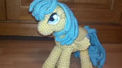 Size: 900x507 | Tagged: artist:samandraecrafts, derpibooru import, irl, knit, photo, plushie, safe, sunshower raindrops