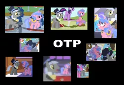 Size: 1476x1012 | Tagged: caesar, derpibooru import, edit, edited screencap, exploitable meme, magical mystery cure, otp, ponies standing next to each other, royal ribbon, safe, screencap, the best night ever, twilight sparkle