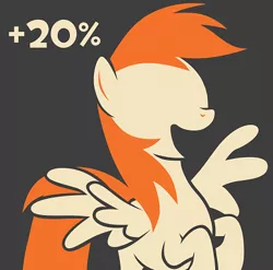 Size: 430x424 | Tagged: achievement, artist:zadrave, derpibooru import, minimalist, rainbow dash, safe, solo, team fortress 2