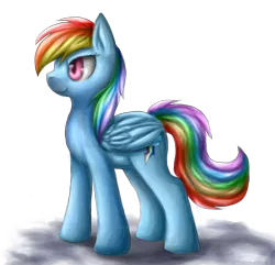 Size: 798x768 | Tagged: safe, artist:aschenstern, derpibooru import, rainbow dash, pegasus, pony, cloud, female, mare, on a cloud, simple background, smiling, solo, transparent background