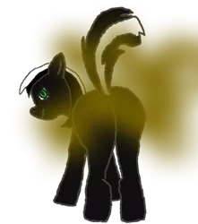 Size: 466x526 | Tagged: artist:skunksprayed, derpibooru import, fart, gas, oc, oc:jovial, original species, plot, safe, skunk, skunk pony, skunk spray, solo, unofficial characters only