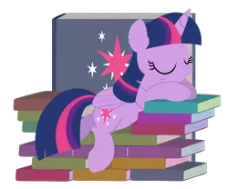 Size: 1842x1533 | Tagged: safe, artist:dtcx97, derpibooru import, twilight sparkle, twilight sparkle (alicorn), alicorn, pony, book, bookhorse, female, mare, pile, solo, that pony sure does love books, throne