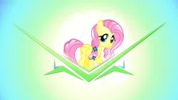 Size: 1920x1080 | Tagged: alternate hairstyle, artist:divideddemensions, fluttershy, safe, solo, vector, wallpaper