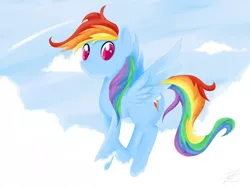 Size: 1600x1195 | Tagged: safe, artist:zoeezoee, derpibooru import, rainbow dash, solo