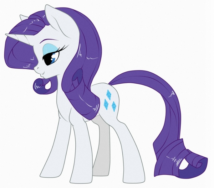 Size: 800x702 | Tagged: safe, artist:sugarcup, derpibooru import, rarity, unicorn, bedroom eyes, female, mare, profile, simple background, solo, white background