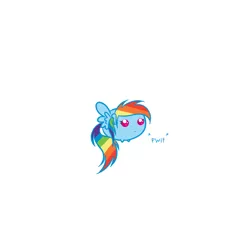 Size: 600x600 | Tagged: safe, artist:scherzo, derpibooru import, rainbow dash, chubbie, rainbowfreakindash, solo, sound effects