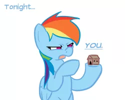 Size: 800x640 | Tagged: artist:scherzo, derpibooru import, house, micro, rainbow dash, rainbowfreakindash, safe, solo, tonight you