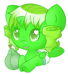 Size: 818x888 | Tagged: safe, artist:starlightlore, derpibooru import, oc, oc:pear bloom, unofficial characters only, foal, simple background, solo, transparent background