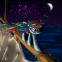 Size: 1000x1000 | Tagged: artist:m_d_quill, derpibooru import, pirate, pirate dash, rainbow dash, safe, ship, solo