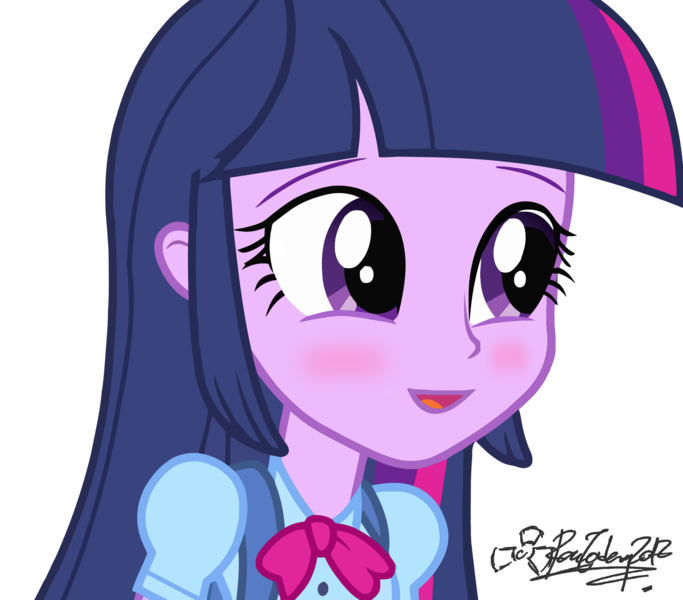 Size: 2563x2250 | Tagged: safe, artist:rontoday2012, derpibooru import, twilight sparkle, equestria girls, blushing, solo