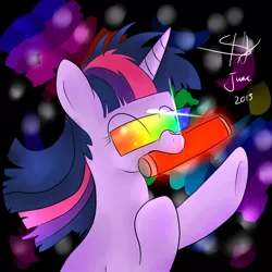 Size: 4000x4000 | Tagged: artist:djslit, derpibooru import, party, rave, safe, solo, trace, twilight sparkle