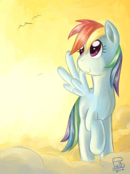 Size: 1200x1600 | Tagged: artist:cainescroll, derpibooru import, rainbow dash, safe, solo