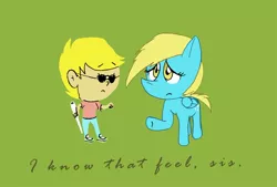 Size: 1024x693 | Tagged: artist needed, derpibooru import, derpy hooves, feels, foxtrot, human, sad, safe