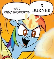 Size: 334x366 | Tagged: derpibooru import, exploitable meme, hitman reborn, meme, rainbow dash, reborn, safe, two words meme