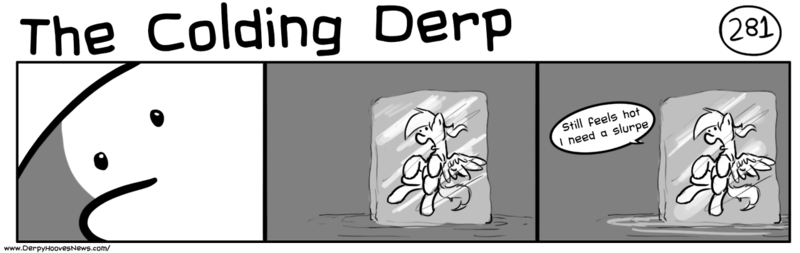 Size: 1280x404 | Tagged: safe, artist:tetrapony, derpibooru import, derpy hooves, pegasus, pony, comic:the daily derp, female, mare