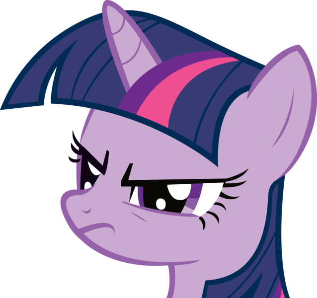 Size: 4976x4676 | Tagged: absurd resolution, angry, artist:necronomiconofgod, derpibooru import, frown, glare, portrait, reaction image, safe, simple background, solo, transparent background, twilight sparkle, vector