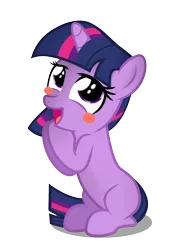 Size: 1087x1536 | Tagged: artist:coltsteelstallion, begging, blushing, cute, derpibooru import, filly, safe, simple background, solo, transparent background, twiabetes, twilight sparkle, vector