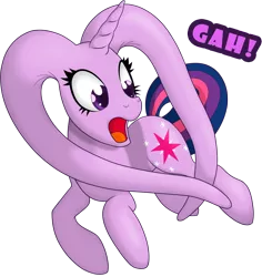 Size: 1746x1853 | Tagged: safe, artist:xonxt, derpibooru import, twilight sparkle, pony, twi'lek, unicorn, open mouth, pun, shocked, simple background, solo, species swap, star wars, transparent background, visual pun, wide eyes