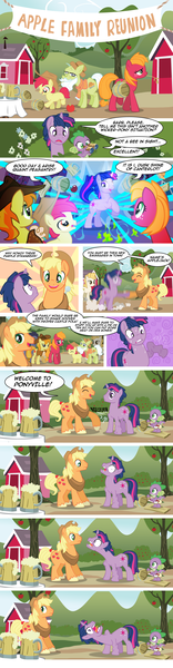 Size: 1180x4535 | Tagged: apple bloom, applebuck, applejack, applejack (male), artist:trotsworth, bailey sweet, barb, bhoa (comic), big macintosh, body horror, boneitis, braeburn, broken bone, comic, crossing the line twice, derpibooru import, dusk shine, friendship is magic, funny, funny as hell, grampy smith, granny smith, houi, injured, macareina, ouch, pain, rule 63, screaming, semi-grimdark, silent scream, spike, the wicker man, twilight sparkle, wat, you too