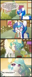Size: 516x1252 | Tagged: adorkable, artist:lolopan, ask, braid, comic, cute, dead source, derpibooru import, dork, dub trot, eyes closed, filly, floppy ears, frown, glasses, granny smith, lidded eyes, mouth hold, open mouth, princess celestia, question mark, safe, smiling, spread wings, tumblr, vinylbetes, vinyl scratch