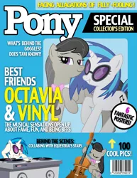 Size: 1700x2200 | Tagged: artist:dutchess6942, derpibooru import, magazine, magazine cover, octavia melody, parody, people magazine, safe, vinyl scratch