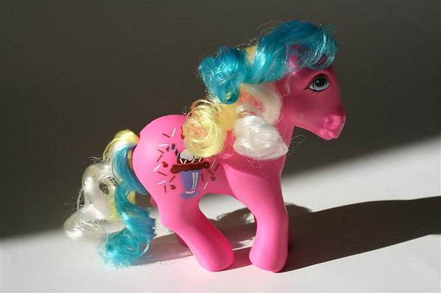 Size: 640x426 | Tagged: safe, artist:poniesponiesp0nies, derpibooru import, chocolate delight, g1, irl, photo, solo, toy