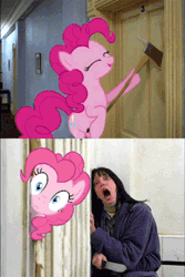 Size: 267x400 | Tagged: crossover, derpibooru import, edit, pinkie pie, safe, shelly duvall, stephen king, the shining, wendy torrance