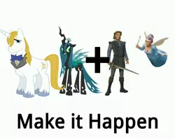 Size: 5000x4000 | Tagged: derpibooru import, exploitable meme, fairy godmother, make it happen, meme, meta, prince blueblood, prince charming, queen chrysalis, safe, shrek, shrek 2