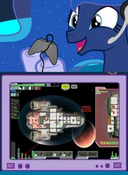 Size: 563x769 | Tagged: derpibooru import, exploitable meme, ftl, gamer luna, gamer meme, meme, obligatory pony, princess luna, safe, tv meme