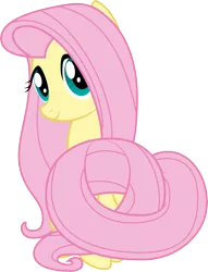 Size: 6115x8012 | Tagged: absurd resolution, artist:midwestbrony, derpibooru import, fluttershy, safe, simple background, solo, transparent background, vector