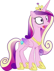 Size: 6000x7932 | Tagged: absurd resolution, artist:theponymuseum, derpibooru import, princess cadance, safe, simple background, solo, transparent background, vector