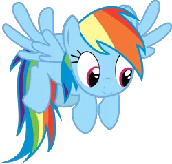 Size: 3130x2977 | Tagged: dead source, safe, artist:lockiesajt, derpibooru import, rainbow dash, pegasus, pony, female, simple background, solo, transparent background, vector