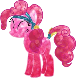 Size: 883x904 | Tagged: safe, artist:luuandherdraws, derpibooru import, pinkie pie, crystallized, solo