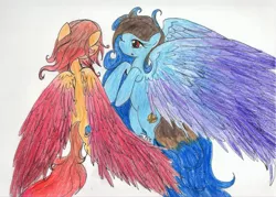 Size: 3459x2481 | Tagged: safe, artist:ambercatlucky2, derpibooru import, oc, unofficial characters only, pegasus, pony