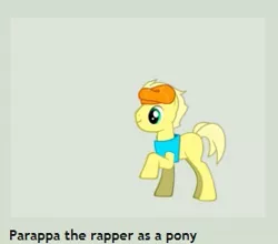 Size: 277x244 | Tagged: derpibooru import, parappa, parappa the rapper, ponified, pony creator, rhythm game, safe, solo