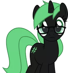 Size: 10074x10800 | Tagged: safe, artist:zee66, derpibooru import, ponified, pony, absurd resolution, glasses, linux, simple background, solo, terminal, transparent background, vector