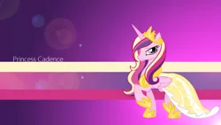 Size: 1920x1080 | Tagged: safe, artist:aerotechyon-x, artist:divideddemensions, derpibooru import, princess cadance, alicorn, pony, bedroom eyes, clothes, dress, female, mare, raised hoof, solo, vector, wallpaper