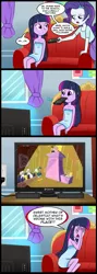 Size: 713x2000 | Tagged: safe, artist:madmax, derpibooru import, edit, rarity, twilight sparkle, human, equestria girls, 9999 years in prison, arrested, bo sheep, booker, comic, courtroom, epic, epic get, forced meme, garfield and friends, hilarious in hindsight, jail, judge, lanolin sheep, law label, lol, mattress tag, meme, orson pig, prison, roy rooster, shame, sheldon, u.s. acres, us acres, wade duck, wanted: wade, wat, what's wrong with this place, wtf