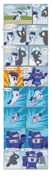 Size: 2550x8663 | Tagged: artist:inspectornills, comic, crossover, derpibooru import, not salmon, pointy ponies, pun, rumble, safe, soundwave, thunderlane, transformers, wat