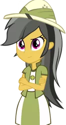 Size: 1000x1880 | Tagged: safe, artist:iamaquamarine, derpibooru import, daring do, equestria girls, equestria girls-ified, simple background, solo, transparent background, vector