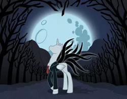 Size: 2500x1947 | Tagged: artist:trinityinyang, derpibooru import, safe, slenderman, slendermane, slenderpony, solo, tentacles