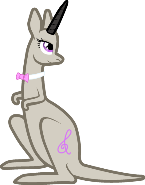 Size: 1057x1344 | Tagged: derpibooru import, forced meme, kangaroo, kangaroonicorn, meme, octavia melody, safe, solo, species swap, wat