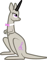 Size: 1057x1344 | Tagged: derpibooru import, forced meme, kangaroo, kangaroonicorn, meme, octavia melody, safe, solo, species swap, wat