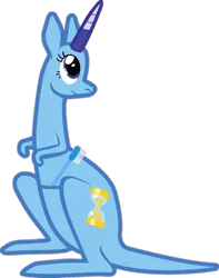 Size: 1057x1344 | Tagged: derpibooru import, forced meme, kangaroo, kangaroonicorn, meme, minuette, safe, solo, species swap, wat