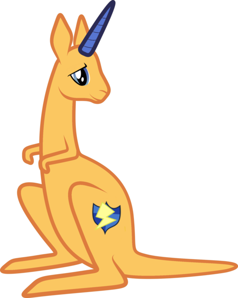 Size: 1692x2117 | Tagged: derpibooru import, flash sentry, forced meme, kangaroo, kangaroonicorn, meme, safe, solo, species swap, wat